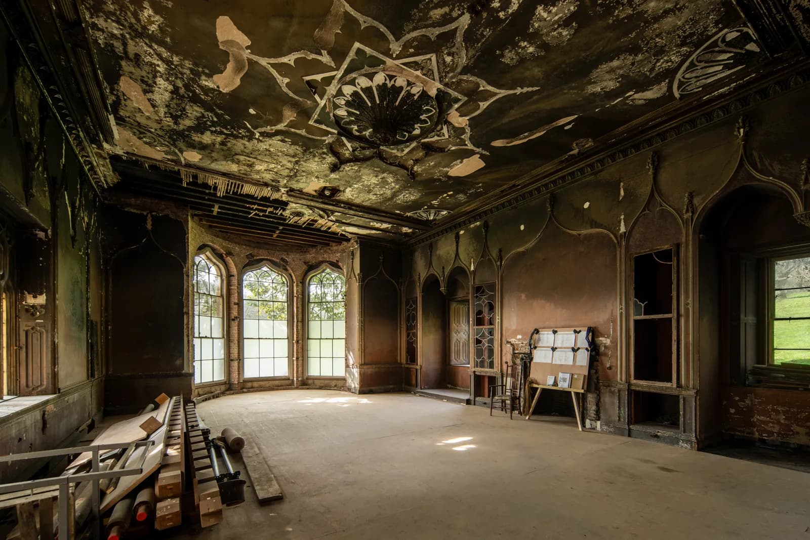 The Billiard Room at Ashton Court Mansion